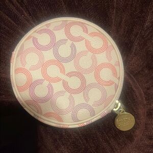 Circular Patterned Coach Coin Purse